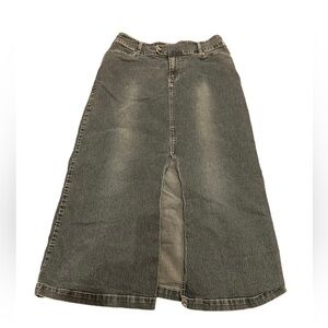 Vintage Y2k Denim Maxi skirt